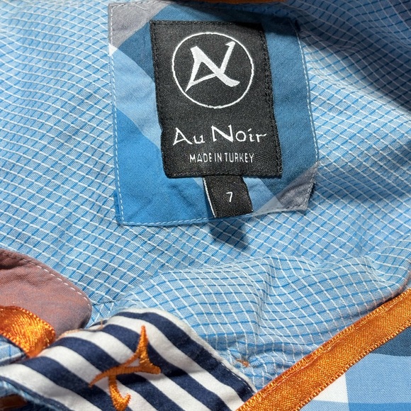 Men's Blue Button-Up Jacket - Picture 11 of 12